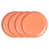 Kuchenteller „Basic“, 4 Stück apricot