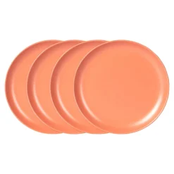 Kuchenteller „Basic“, 4 Stück apricot