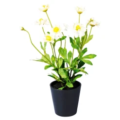 Kunst-Chrysantheme weiß