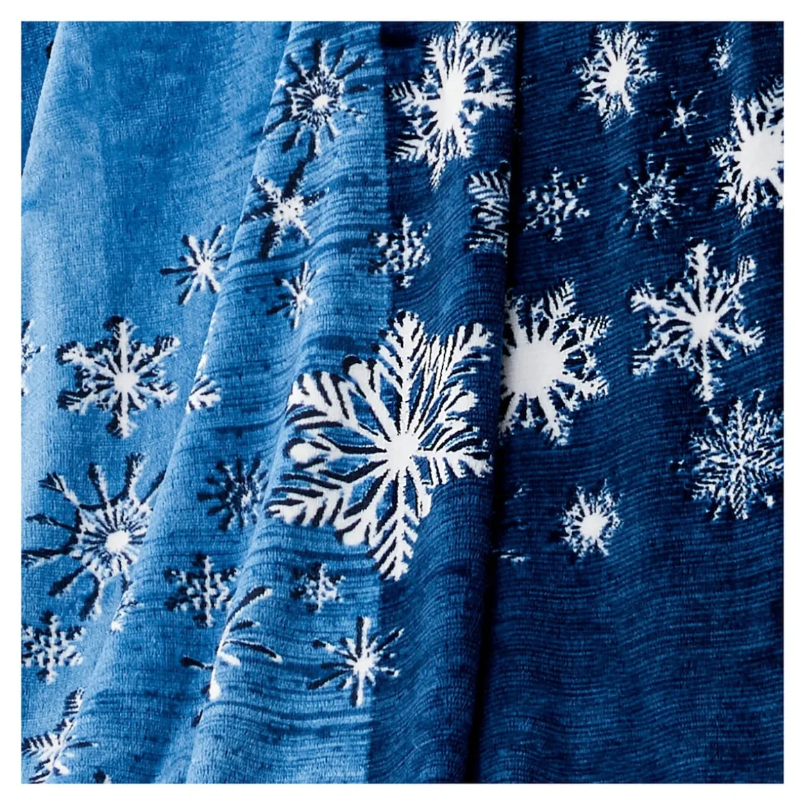 Kuschel-Bettwäsche "Cashmere like“, 2-teilig, 135x200 cm blau