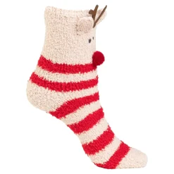 Kuschelsocken „Rentier“