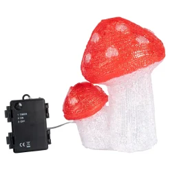 LED-Dekofigur "Leuchtpilze"