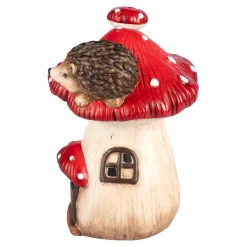 LED-Dekofigur-Pilzhaus Igel
