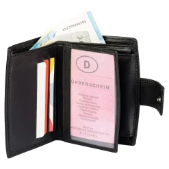 Lederbörse „Barbara“ schwarz