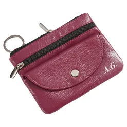 Leder-Schlüsseletui personalisiert mit Initialen