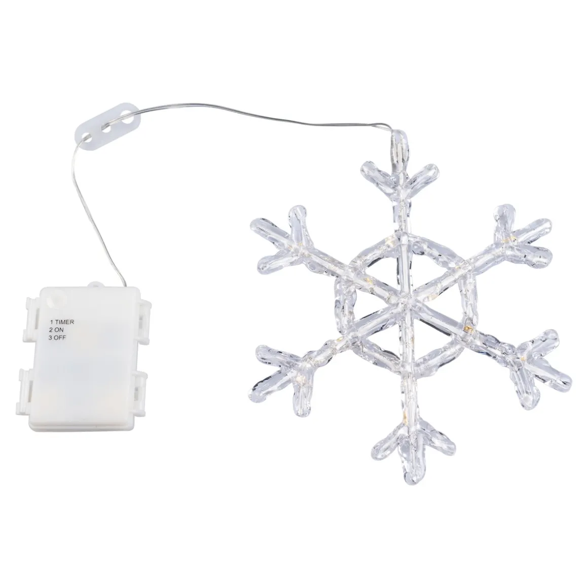 LED-Hänger, 1 Stück Schneeflocke