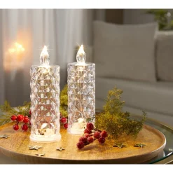 LED-Kerzen „Diamond“, 2 Stück