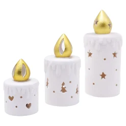 LED-Kerzen, 3-teilig