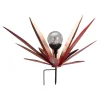 LED-Solar-Gartenstecker "Blatt" rot