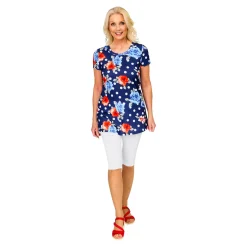 Leggings-Shirt ­„Rosen/Punkte“