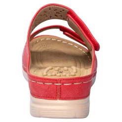 Massage-Klettpantolette „Michaela“ rot