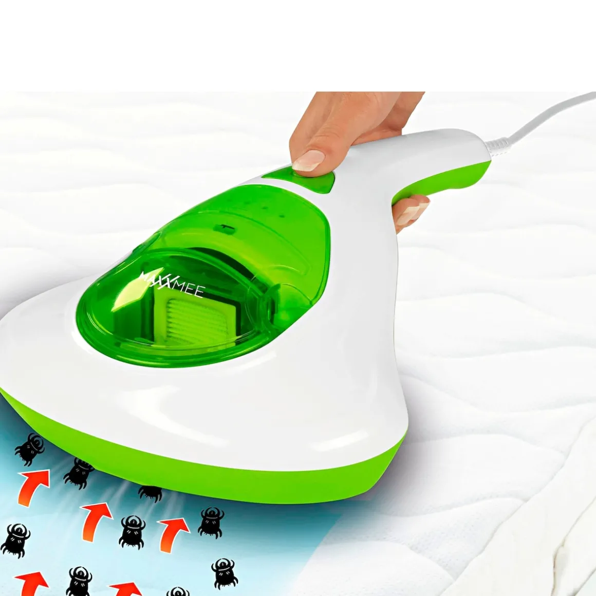 Milben-Handstaubsauger UV-C Licht