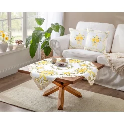 Mitteldecke „Rose“, 85x85 cm