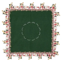 Mitteldecke „Weihnachtsglocken“, 85x85 cm