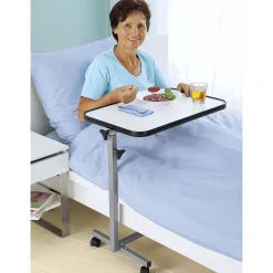 Mobiler Stehtisch weiß