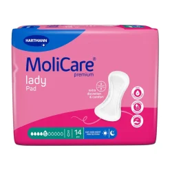 MoliCare Premium LADY PAD, 14 Stück Saugleistung 1020 ml