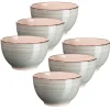 Müslischalen-Set, Steingut LUMACA Grau