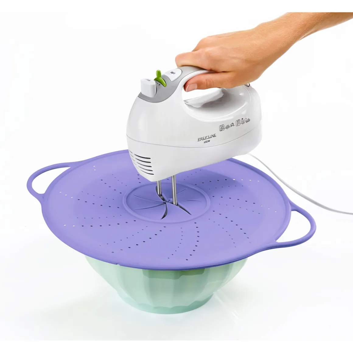 Multi-Küchenhelfer "8 in 1" lila