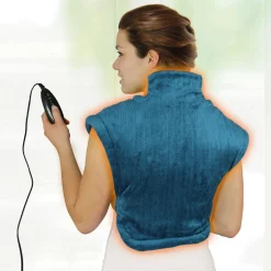 Nacken/Rücken Wärmekissen, Extra lang Blau