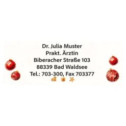 Namensaufkleber "Kuglen", 300 Stück Kugeln