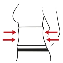 Nierenwärmer mit Stützfunktion Stark