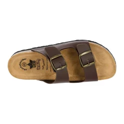 Pantolette Bioline Man braun