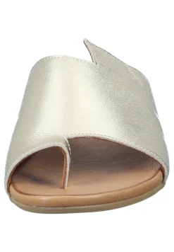 Pantoletten gold