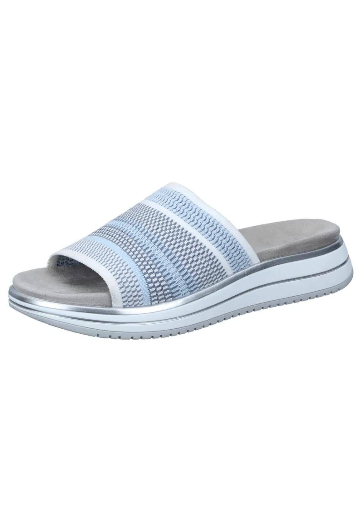 Pantoletten hellblau