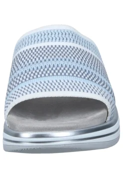 Pantoletten hellblau