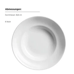 Pastateller Set, Porzellan Barca