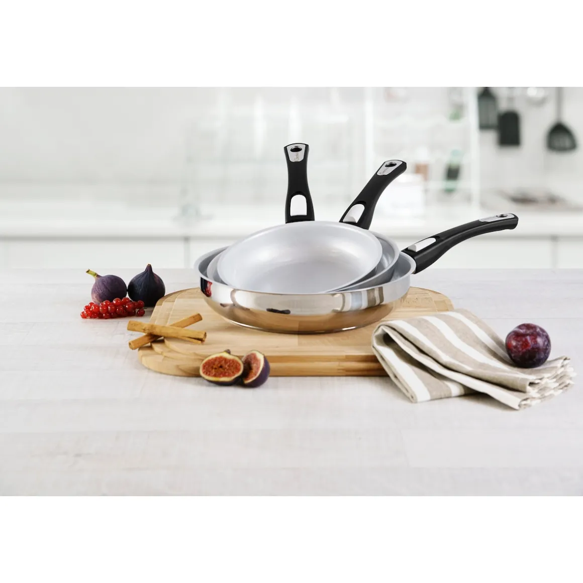 Pfannen-Set Cerafit Steel, 7-teilig