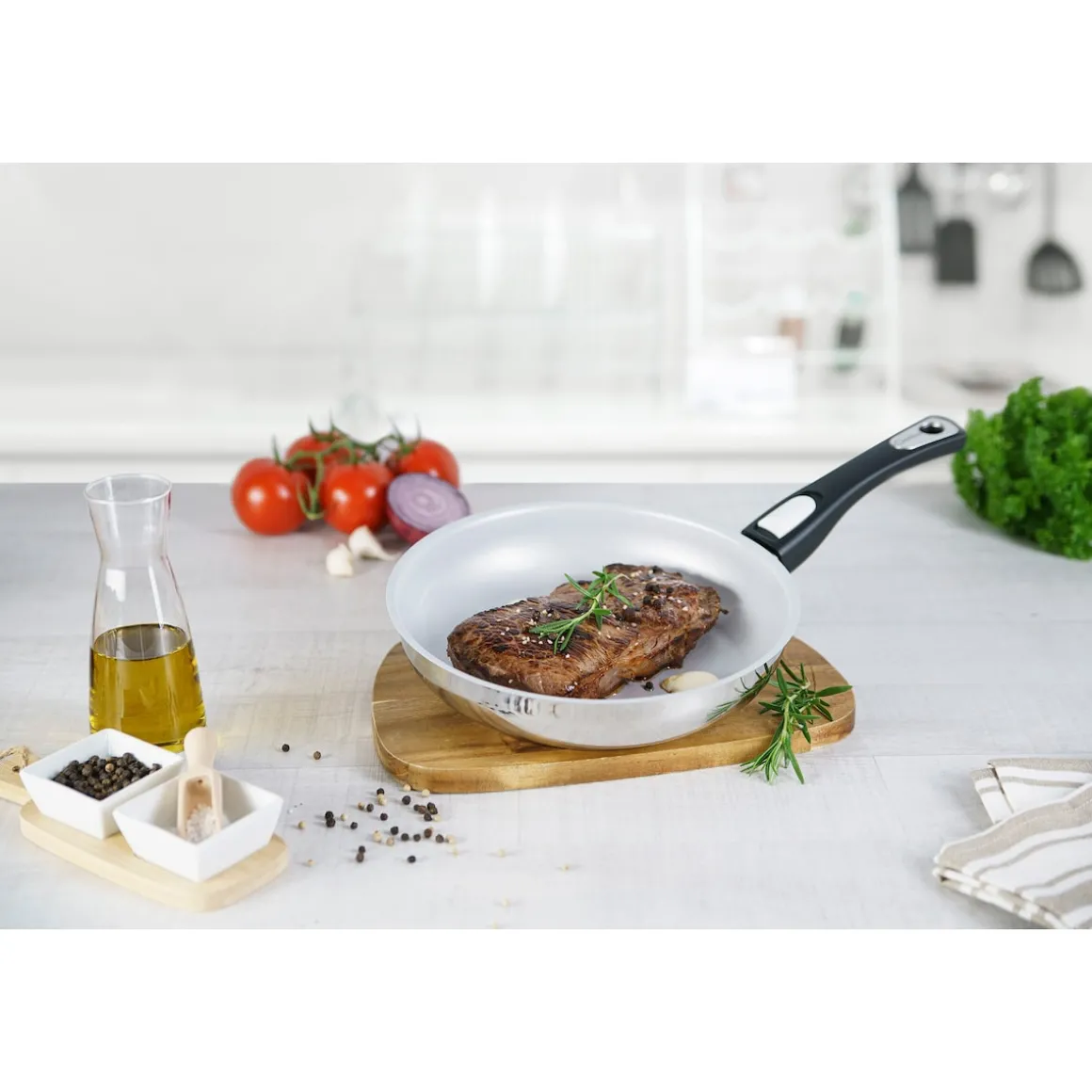 Pfannen-Set Cerafit Steel, 7-teilig