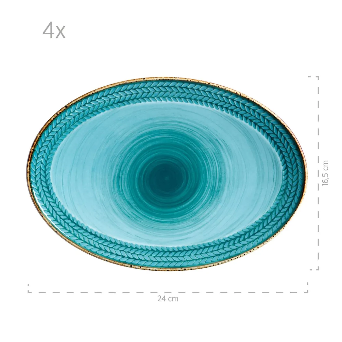 Platten-Set, Porzellan Prospero