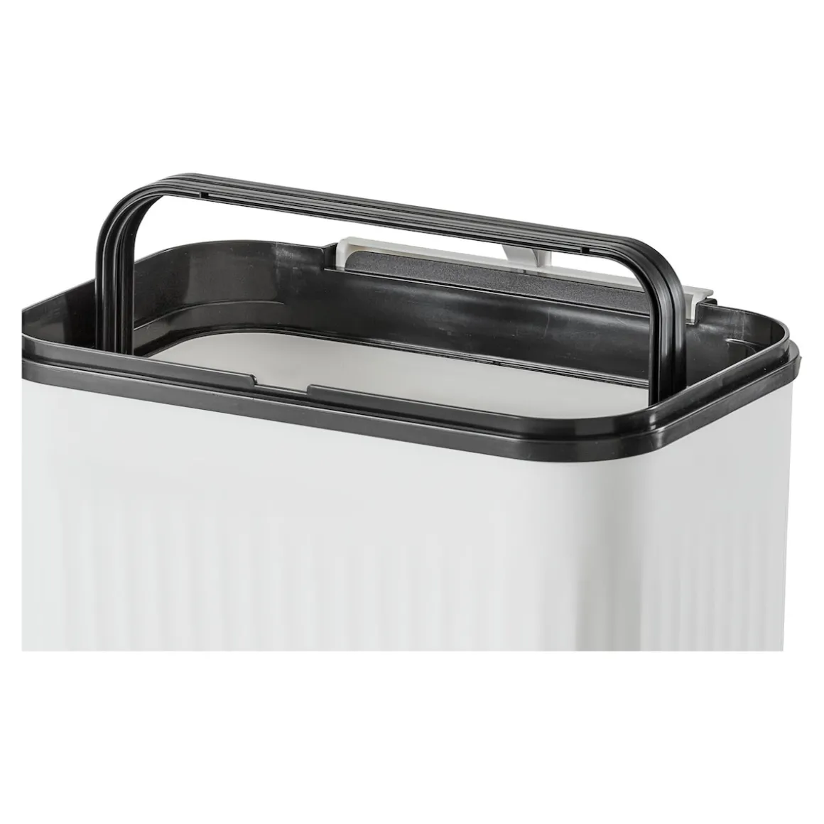 Platzspar-Rollwagen mit Mülleimer 1 Fach