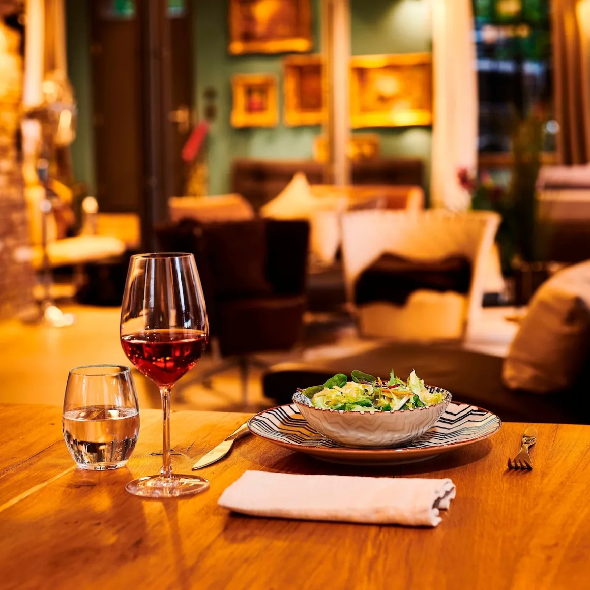 Platzteller-Set, Steinzeug Iberico Blue 4 x Platzteller