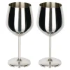 Premium-Edelstahl-Weingläser, 2 Stück