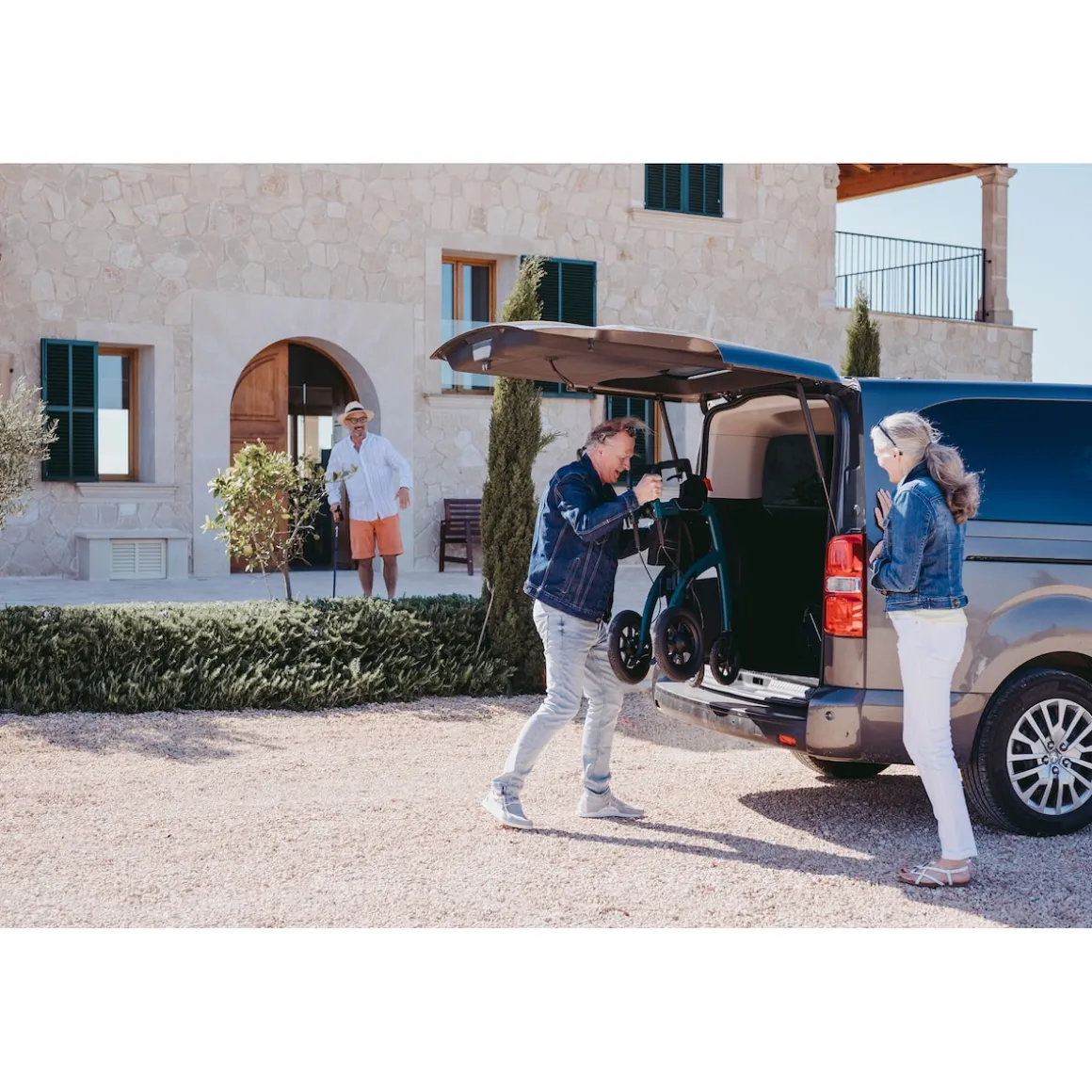 Rollator & Rollstuhl Rollz Motion Performance mit Sitz, faltbar