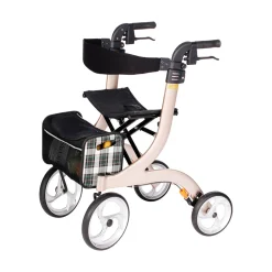 Rollator Nitro für innen & außen, klappbar, zum Sitzen & Fahren