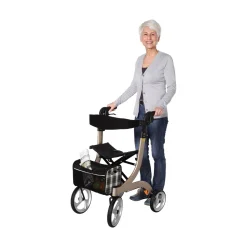Rollator Nitro für innen & außen, klappbar, zum Sitzen & Fahren