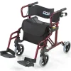 Rollator und Transportrollstuhl Diamond Deluxe 2in1