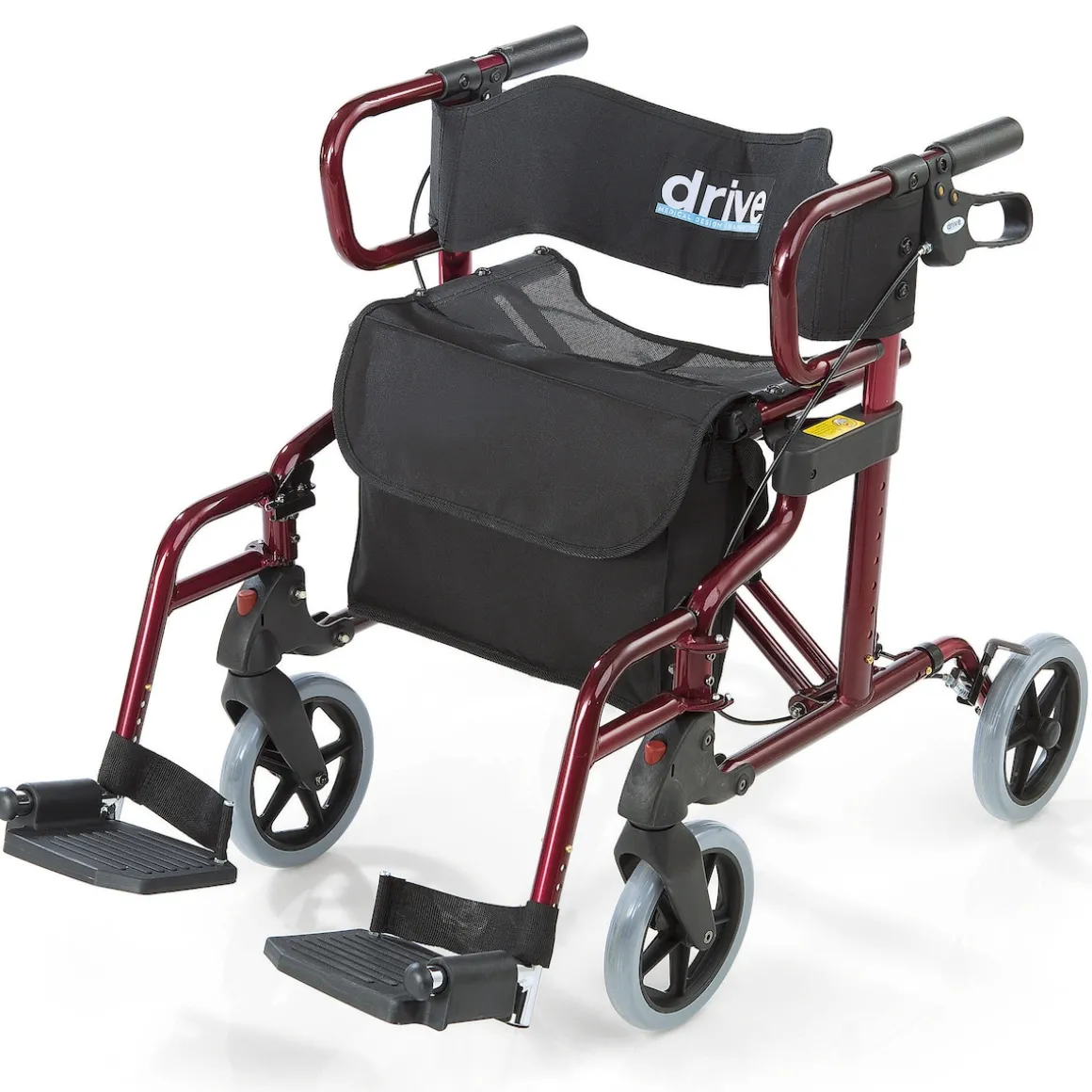 Rollator und Transportrollstuhl Diamond Deluxe 2in1