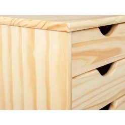 Rollcontainer holzfarben