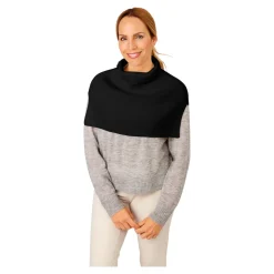 Rollkragen-Einsatz schwarz