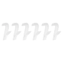 Rundheizkörper-Haken, 6 Stück transparent