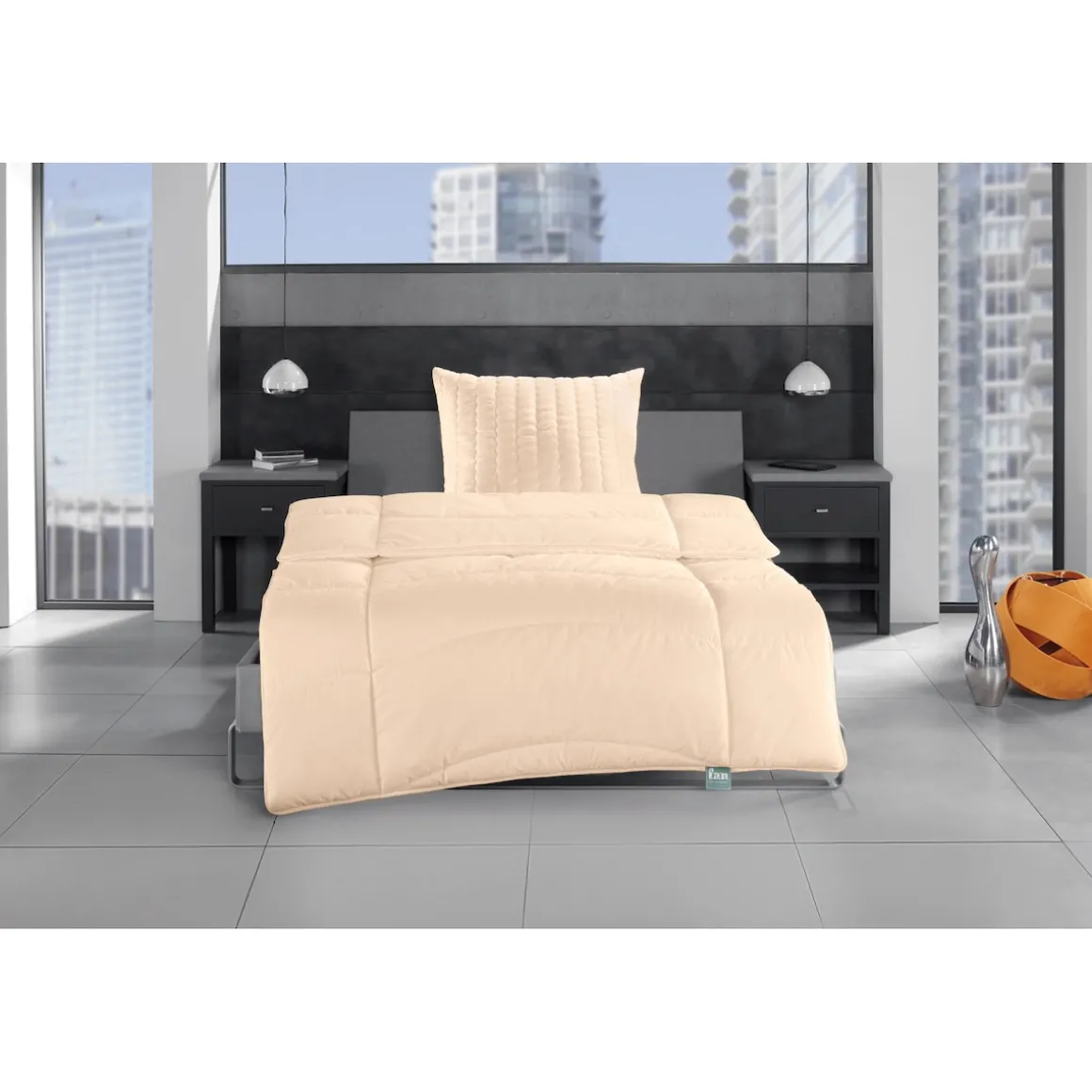 Schafwolle Antimilbe Steppbett 135/200