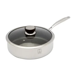 Schmorpfanne mit Wabenstruktur, Edelstahl, 26 cm Pfannenhöhe: 8 cm; Volumen: 3,5 l