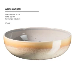 Schüssel Set, Steinzeug Candy Flieder