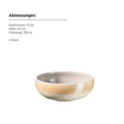 Schüssel Set, Steinzeug Candy Flieder