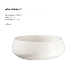 Schüsselset, Porzellan Taya