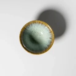 Schüssel-Set, Steinzeug Flussufer blau, grün, braun